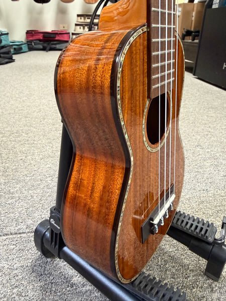 OHANA SK-270M Solid Acacia Super Soprano Ukulele - Soprano Long Neck