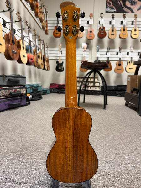 OHANA SK-270M Solid Acacia Super Soprano Ukulele - Soprano Long Neck