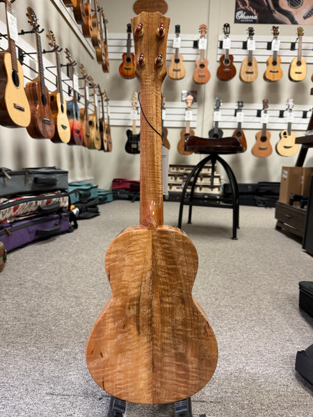 Rebel Double Creme Solid Mango Tenor Ukulele w/Case #1