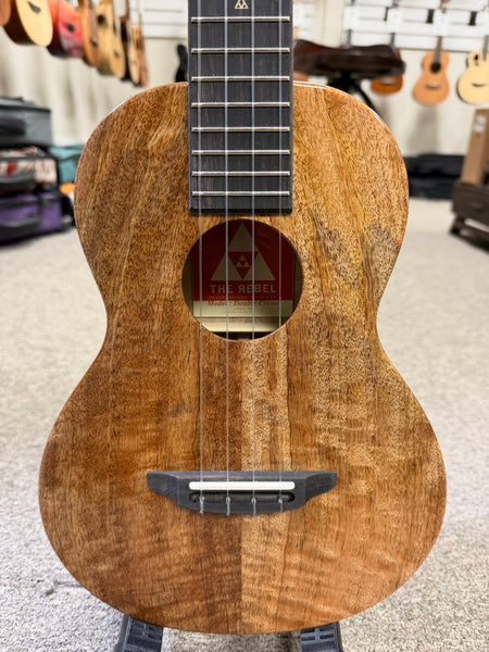 Rebel Double Creme Solid Mango Tenor Ukulele w/Case #2