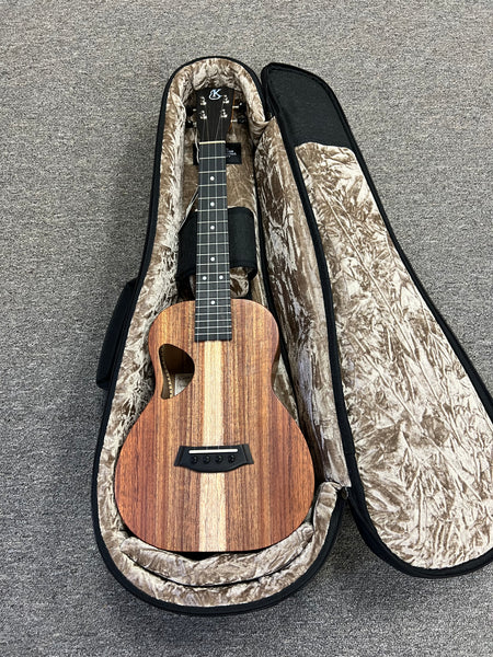 Kanile'a D1-T Natural Solid Koa Tenor Ukulele w/Case - D Series - Made in Hawaii