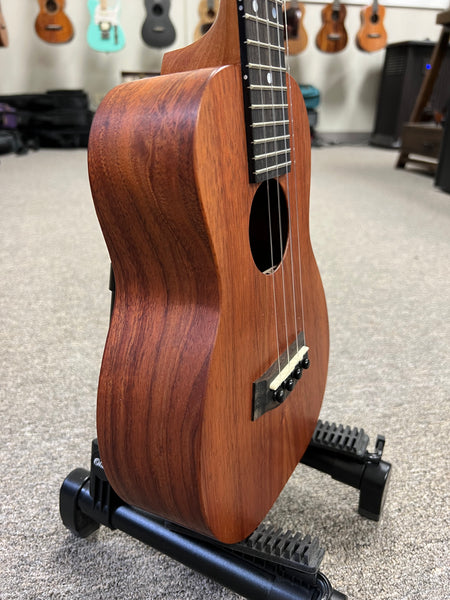 Kanile'a K1-C Natural Solid Koa Concert Ukulele w/Case - Made in Hawaii