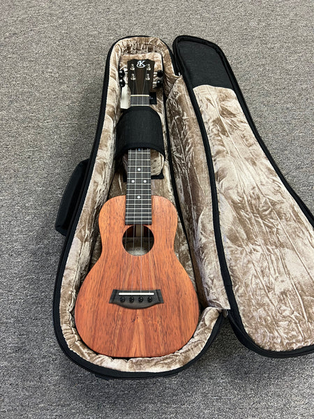 Kanile'a K1-C Natural Solid Koa Concert Ukulele w/Case - Made in Hawaii