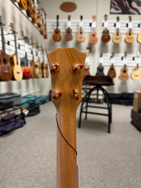 Rebel Double Creme Solid Mango Tenor Ukulele w/Case - Matte Finish