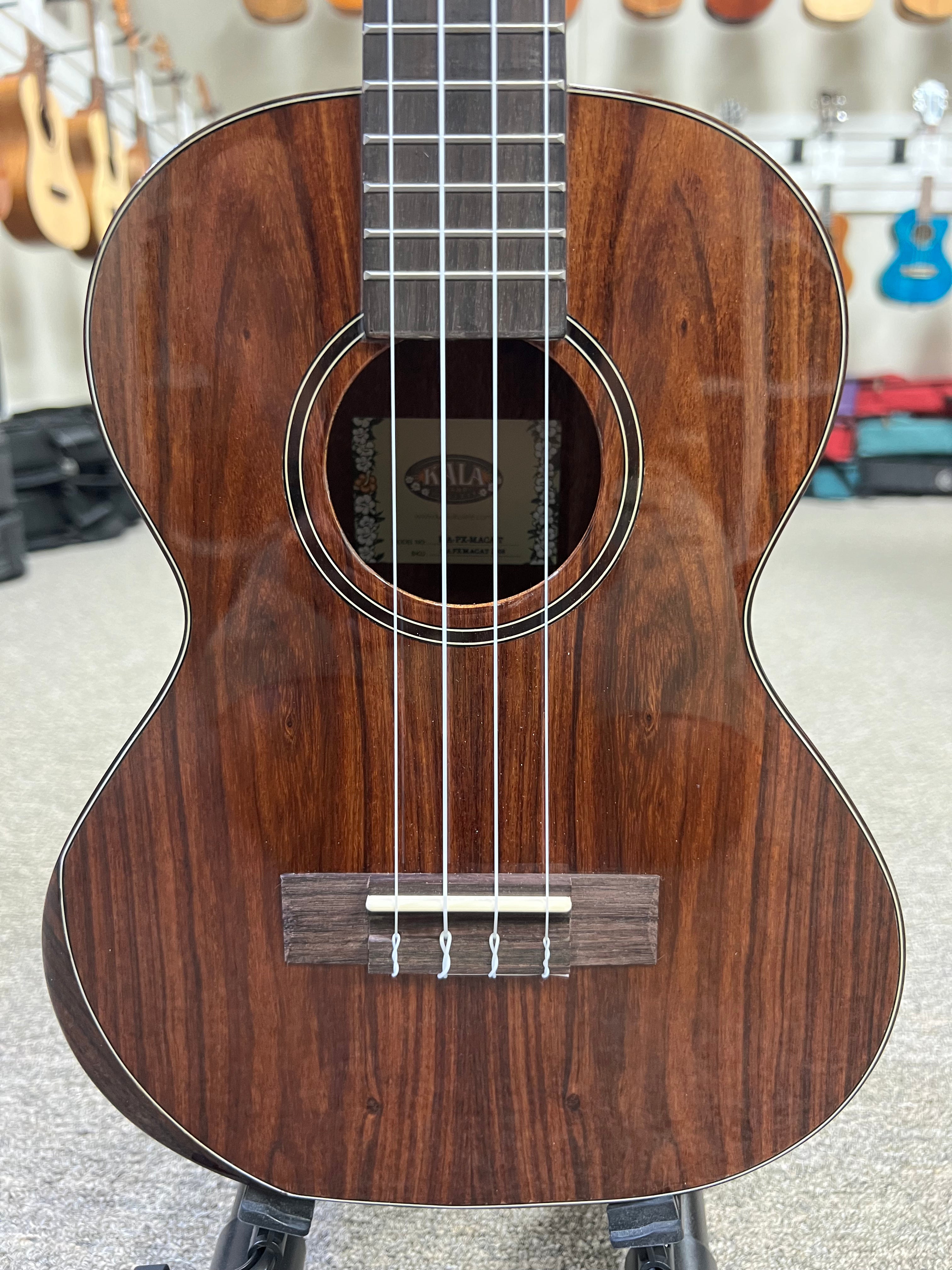 KALA KA-PX-MACA-T Premier Exotic Macawood Tenor Ukulele - Aloha