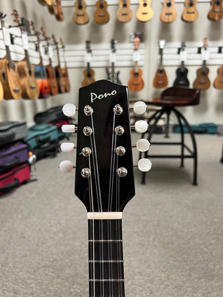 PONO ATD-8 Solid Acacia 8 String Tenor Deluxe Ukulele