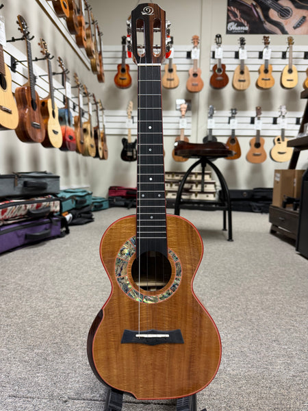 SNAIL S60T Solid Acacia Tenor Ukulele w/Case #1 - Comfort Armrest