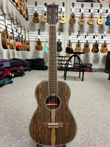 AMAHI UK445B Bocote Baritone Ukulele w/Case - UK-445B