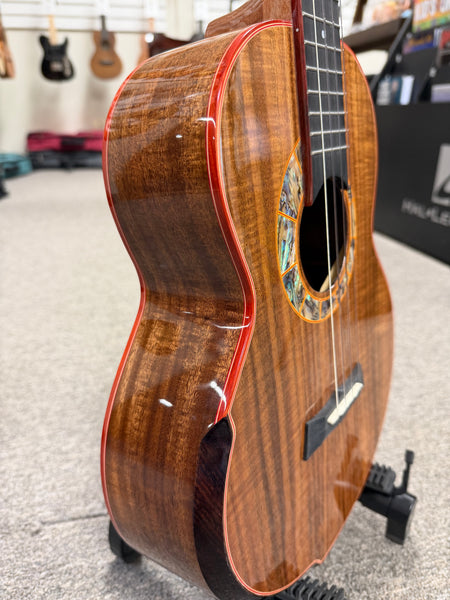 SNAIL S-60B Solid Acacia Baritone Ukulele w/Case #1 - Comfort Armrest