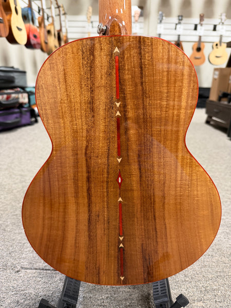 SNAIL S-60B Solid Acacia Baritone Ukulele w/Case #1 - Comfort Armrest