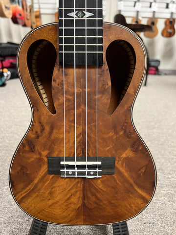 AMAHI C-10 African Burl Concert Ukulele w/Case