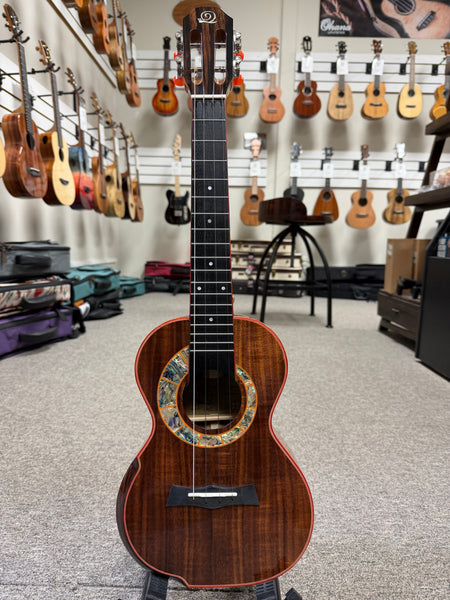 SNAIL S60T Solid Acacia Tenor Ukulele w/Case #2 - Comfort Armrest