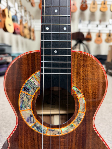 SNAIL S60T Solid Acacia Tenor Ukulele w/Case #2 - Comfort Armrest