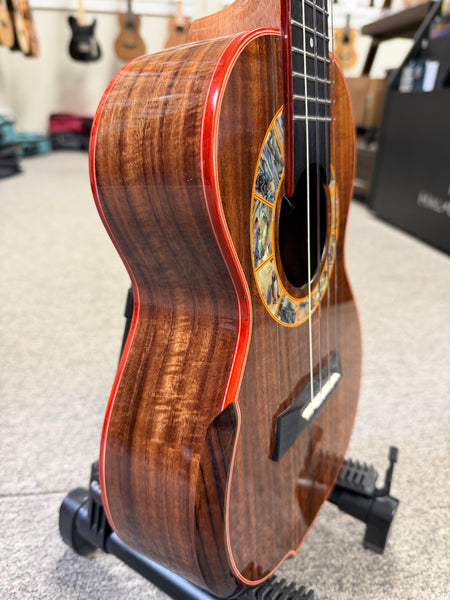 SNAIL S60T Solid Acacia Tenor Ukulele w/Case #2 - Comfort Armrest