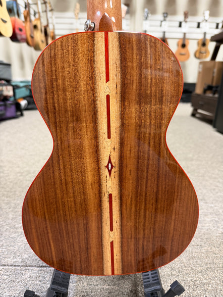 SNAIL S60T Solid Acacia Tenor Ukulele w/Case #2 - Comfort Armrest