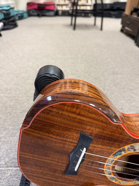 SNAIL S60T Solid Acacia Tenor Ukulele w/Case #2 - Comfort Armrest