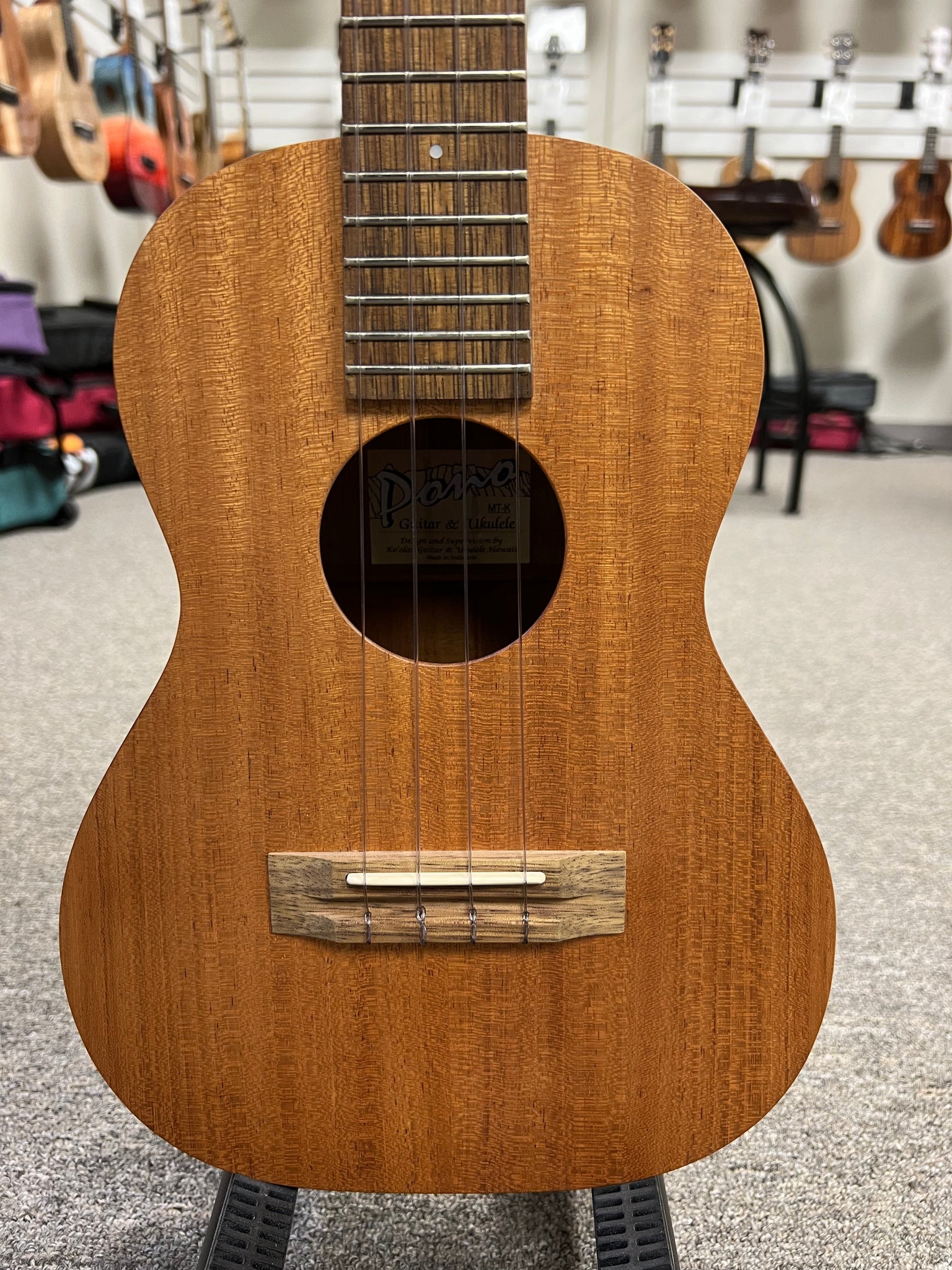 Pono MT-K Solid Mahogany Tenor Ukulele - Kalele Series