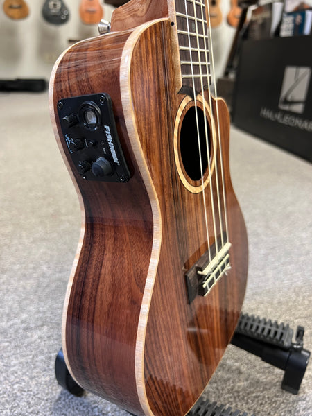 LANIKAI MRS-CEC Solid Morado Electric Concert Ukulele w/Case - Cutaway/Fishman Pickup