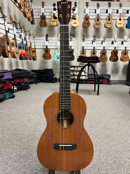 PONO MBD Solid Mahogany Deluxe Baritone Ukulele