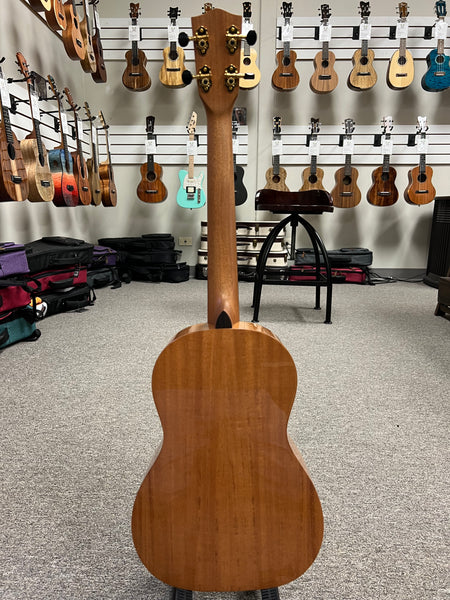 PONO MBD Solid Mahogany Deluxe Baritone Ukulele