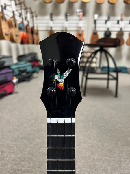 aNueNue US-200HB Hummingbird Soprano Ukulele w/Case - Moon Bird Series -  Solid Spruce/Solid Rosewood