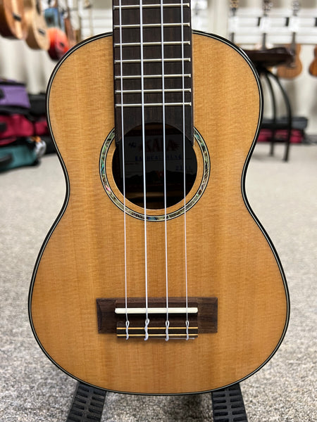 KALA KA-SCAC-SLNG Solid Cedar Top/Acacia Soprano Long Neck Ukulele