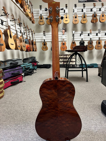 KALA KA-20th-SQS-B Solid Spruce/Quilted Sapele Baritone Ukulele w/Case - 20th Anniversary Limited Edition