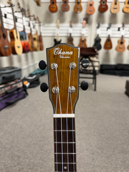 Ohana TK-35G Solid Mahogany Tenor Ukulele - Gloss