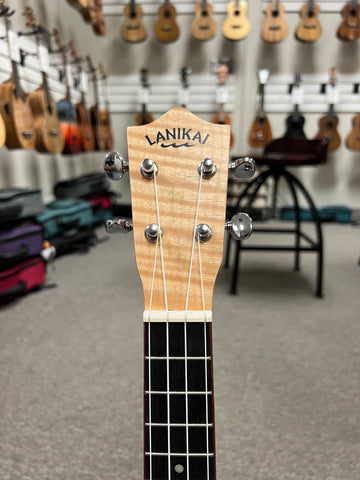 Lanikai FM-CETC Flame Maple Electric Concert Ukulele w/Case - Thin
