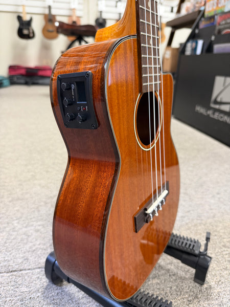 Ohana TK-35GCE Solid Mahogany Electric Tenor Ukulele