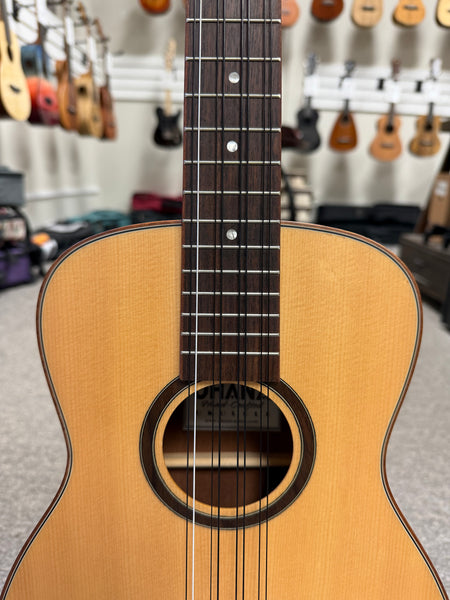 OHANA BK-70-8 Eight String Baritone Ukulele - Solid Spruce/Solid Mahogany - 8 String Baritone