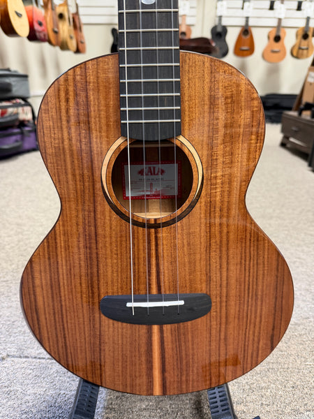KALA KA-CT-SA-BG Solid Acacia Baritone Ukulele w/Case #1 - Contour Series
