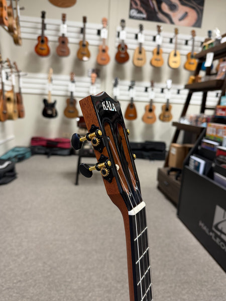 KALA KA-CT-SA-BG Solid Acacia Baritone Ukulele w/Case #1 - Contour Series