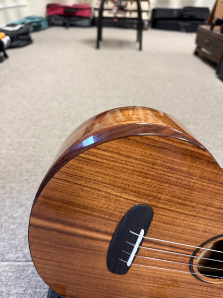 KALA KA-CT-SA-BG Solid Acacia Baritone Ukulele w/Case #1 - Contour Series