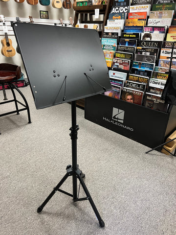 Tripod Orchestral Music Stand Black - Heavy Duty Music Stand - Aloha City Ukes