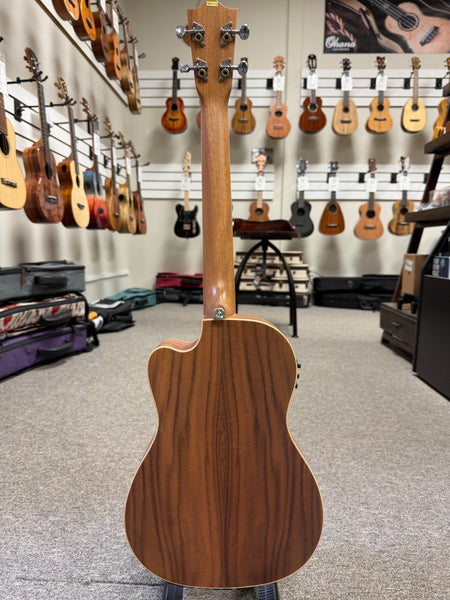 Lanikai ACST-CEB Acacia Electric Baritone Ukulele w/Case - Solid Top - Cutaway/Fishman Pickup