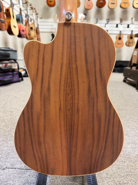 Lanikai ACST-CEB Acacia Electric Baritone Ukulele w/Case - Solid Top - Cutaway/Fishman Pickup