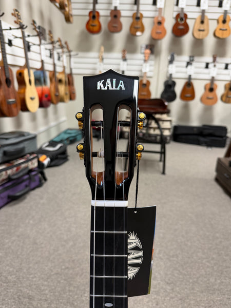 KALA KA-CT-SMH-BG Solid Mahogany Baritone Ukulele w/Case - Contour Series