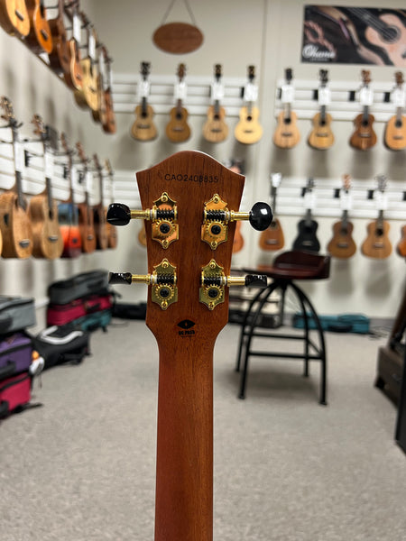 Flight Aurora Electric Baritone Ukulele w/Case - Solid Spruce/Rosewood