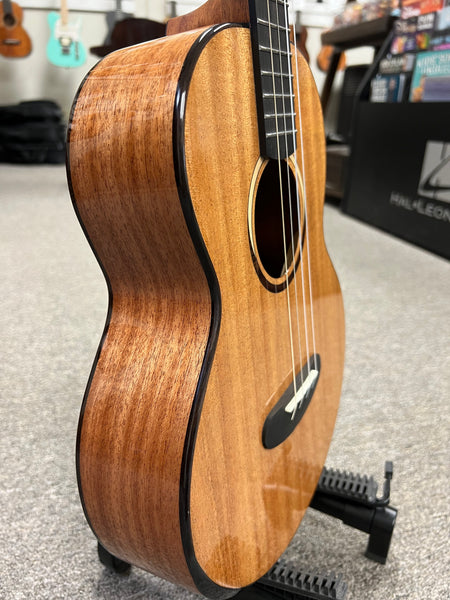 KALA KA-CT-SMH-BG Solid Mahogany Baritone Ukulele w/Case - Contour Series