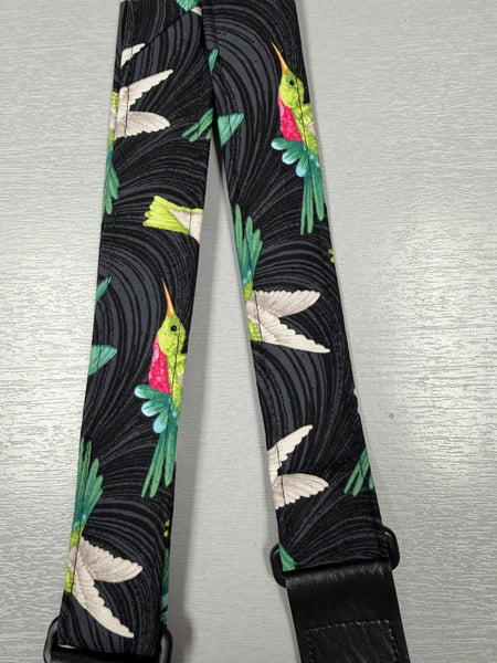 Quiltsand Woven Ukulele Strap - Hummingbird - Adjustable