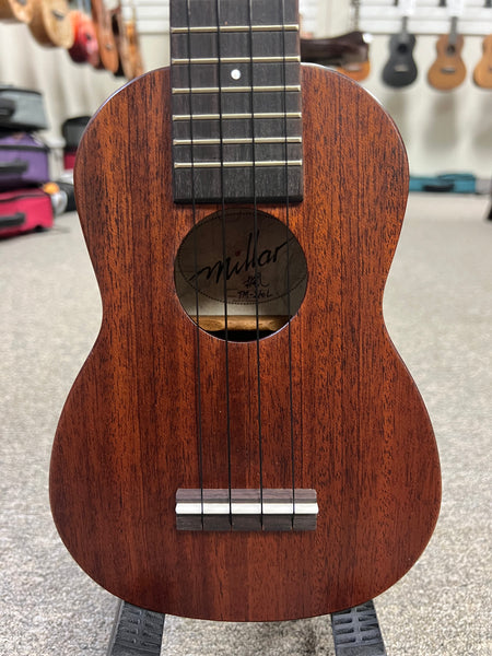 Millar TM-210L Solid Mahogany Soprano Long Neck Ukulele