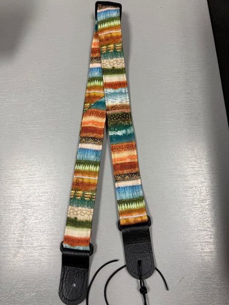 Quiltsand Woven Ukulele Strap - Sunset - Adjustable