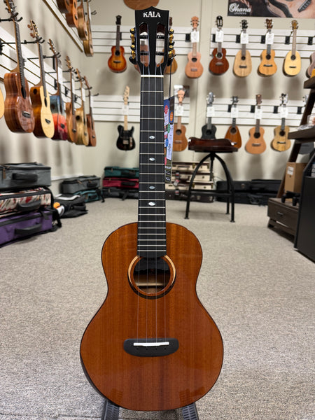 KALA KA-CT-SMH-TG Solid Mahogany Tenor Ukulele W/Case - Contour Series
