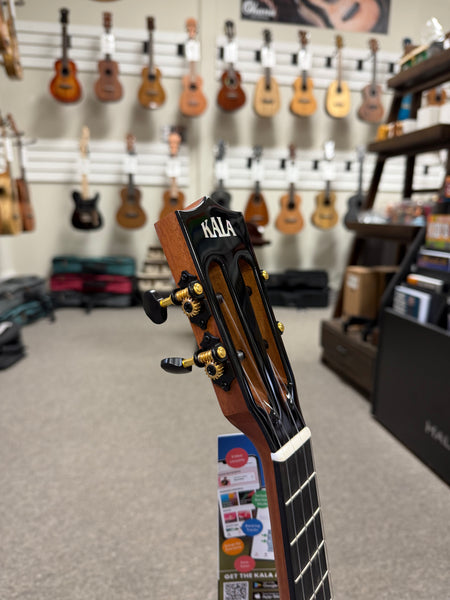 KALA KA-CT-SMH-TG Solid Mahogany Tenor Ukulele W/Case - Contour Series