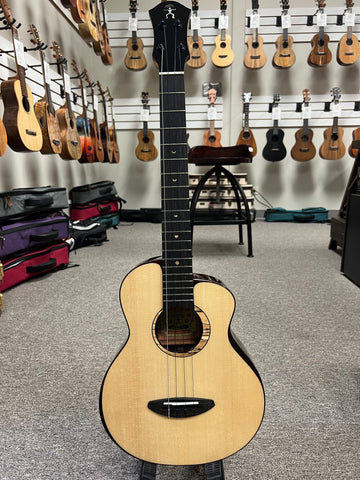 aNueNue UB-200 Baritone Ukulele w/Case - Moon Bird Series