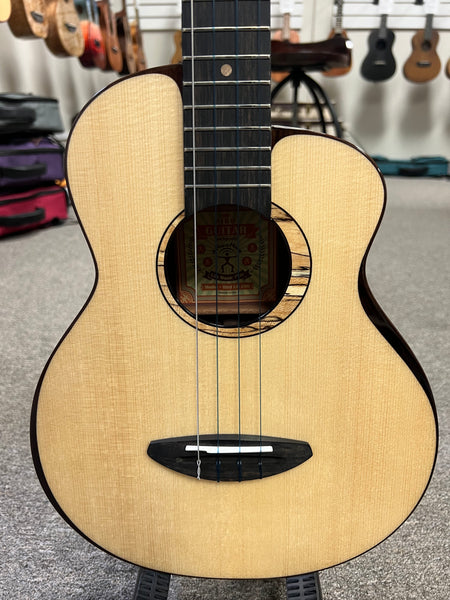 aNueNue UB-200 Baritone Ukulele w/Case - Moon Bird Series -  Solid Spruce/Solid Rosewood