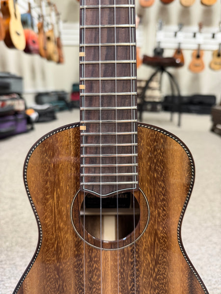 Oli X1-CA Solid Acacia Concert Ukulele w/Case