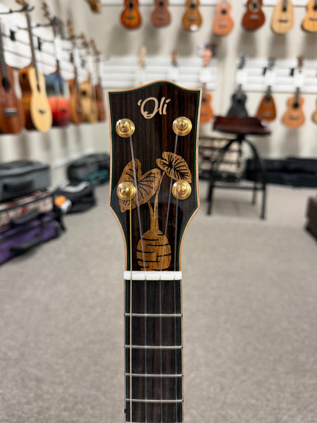 Oli X2-TA-KALO Solid Acacia Tenor Ukulele w/Case