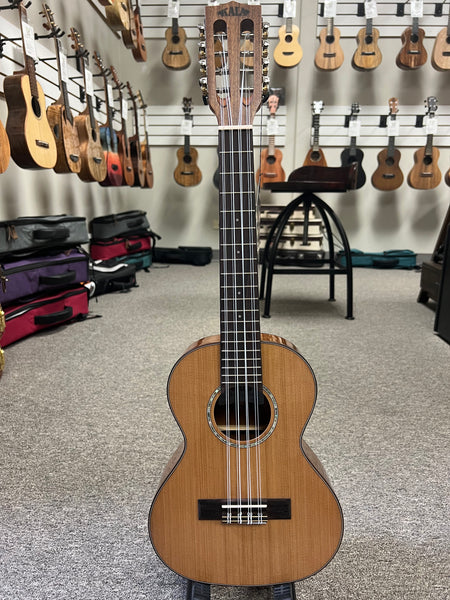 KALA KA-SCAC-T8 Solid Cedar Top Acacia 8 String Tenor Ukulele